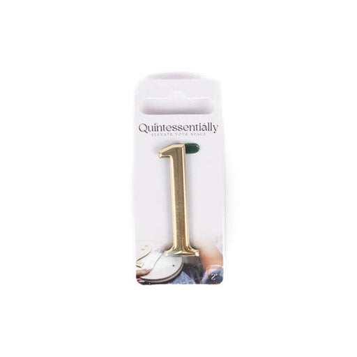 Centurion 2" Gold Effect Numeral 1 - Pack of 5