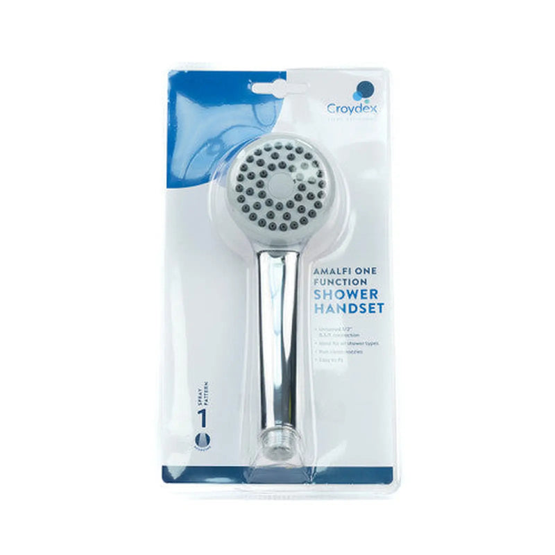 Centurion Shower Head - Single Spray - Chrome - Pack of 3