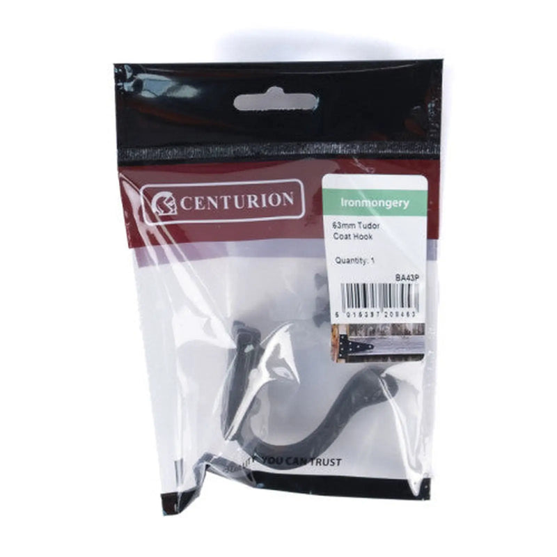 Centurion 63mm (2 1/2") Tudor Coat Hook - Pack of 5