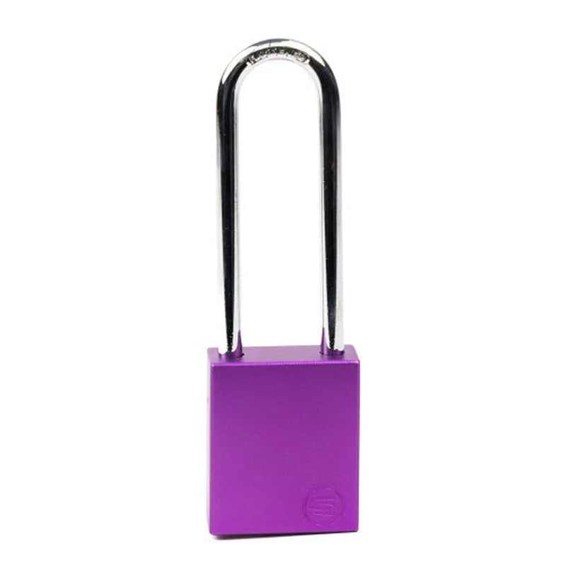 Centurion Aluminium Safety Lockout Padlock Long Shackle - Purple