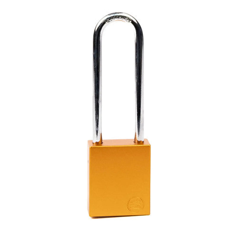 Centurion Aluminium Safety Lockout Padlock Long Shackle - Orange