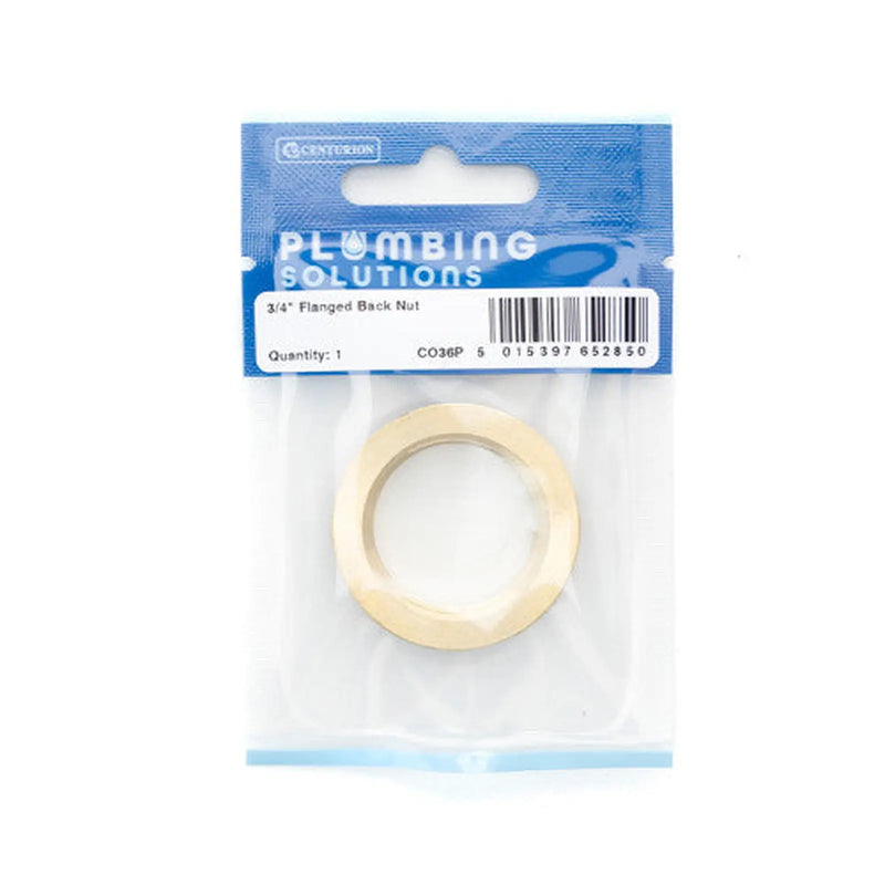 Centurion 3/4" Flanged Back Nut - Pack of 5
