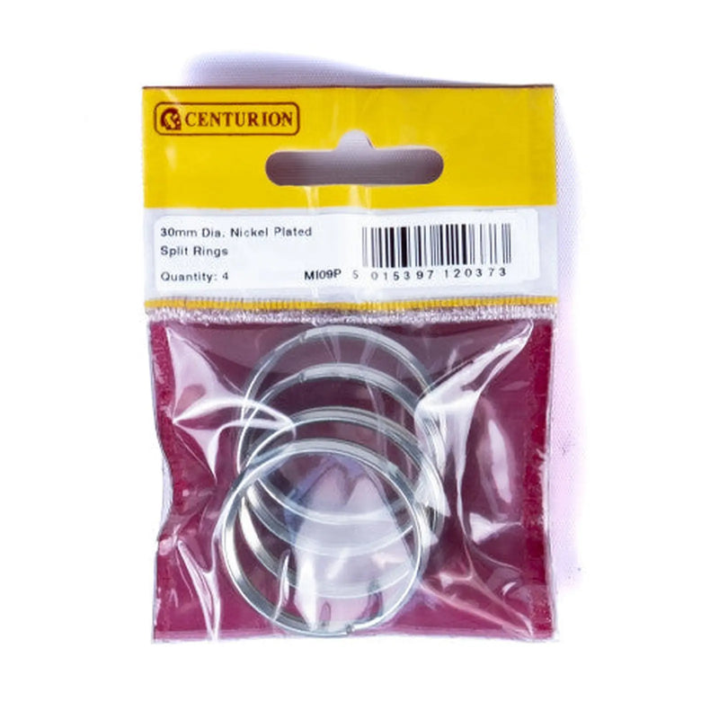Centurion 30mm dia. NP Split Rings (Pack of 4) - Pack of 5