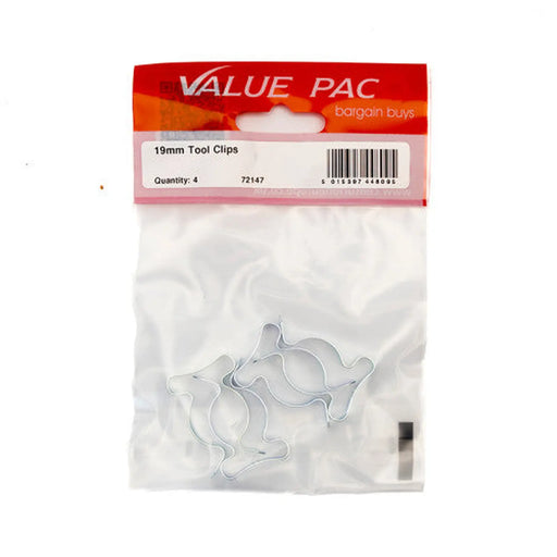 Centurion 19mm ZP Tool Clips 4pk - Pack of 10