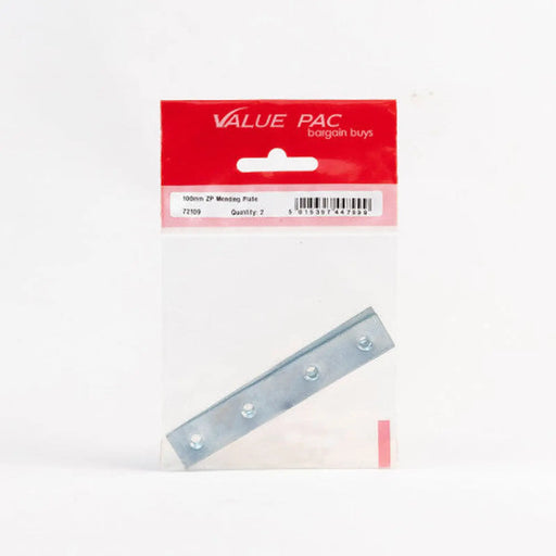 Centurion 100mm ZP Mending Plate - Pack of 10