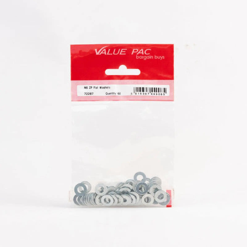 Centurion M6 ZP Flat Washers - Pack of 10