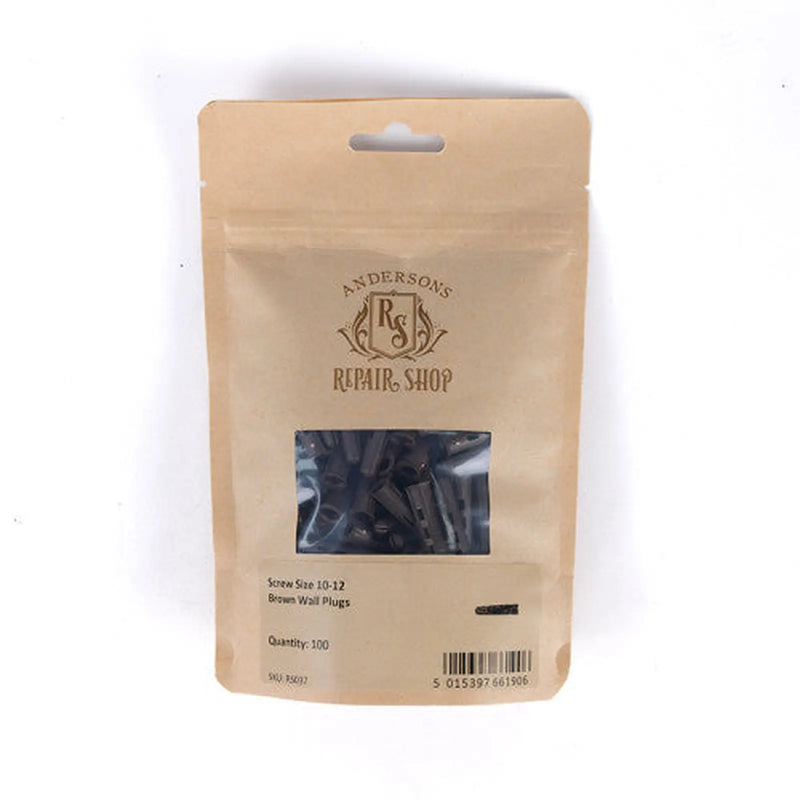 Centurion Repair Shop Wall Plugs - Brown - Screw Size 10-12 - 150pk - Pack of 5