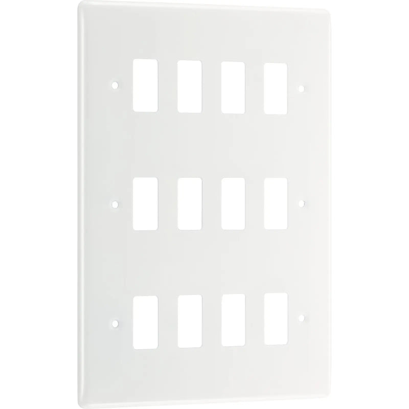 BG Electrical Grid - 12 module, rectangular