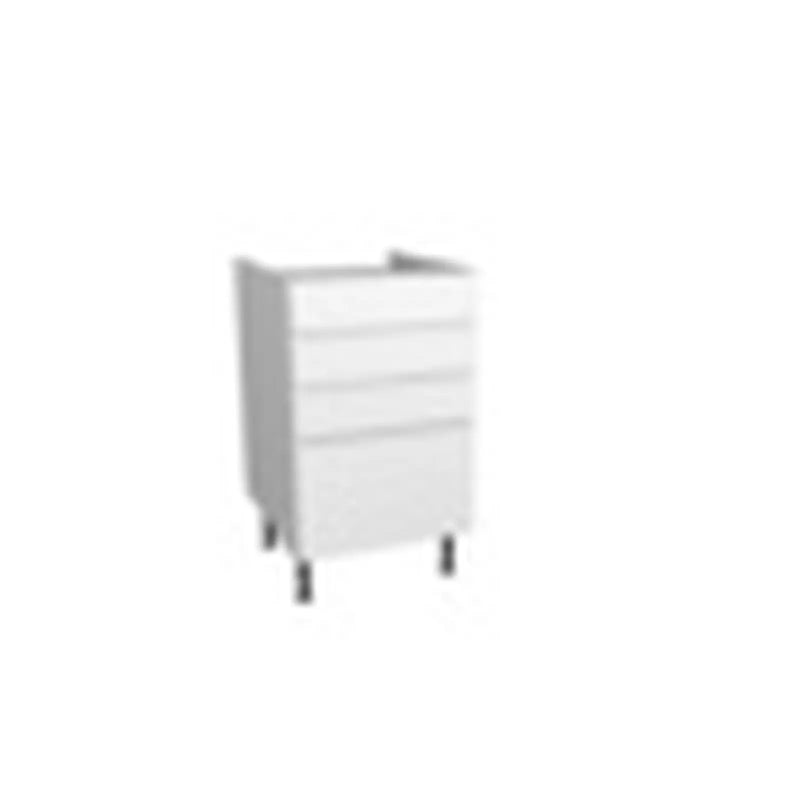 Gower Rapide+ Capri White 4 Drawer Unit 500mm