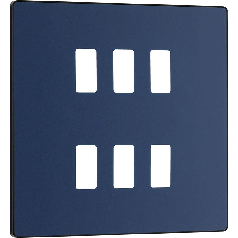BG Electrical Grid - 6 module, square
