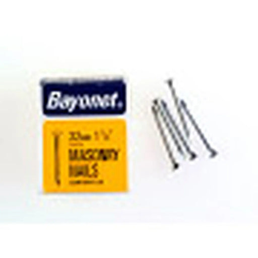 Bayonet Masonry Nails - Zinc Plated (Box Pack) 30mm
