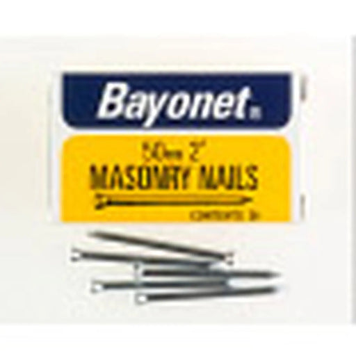 Bayonet Masonry Nails - Zinc Plated (Box Pack) 50mm