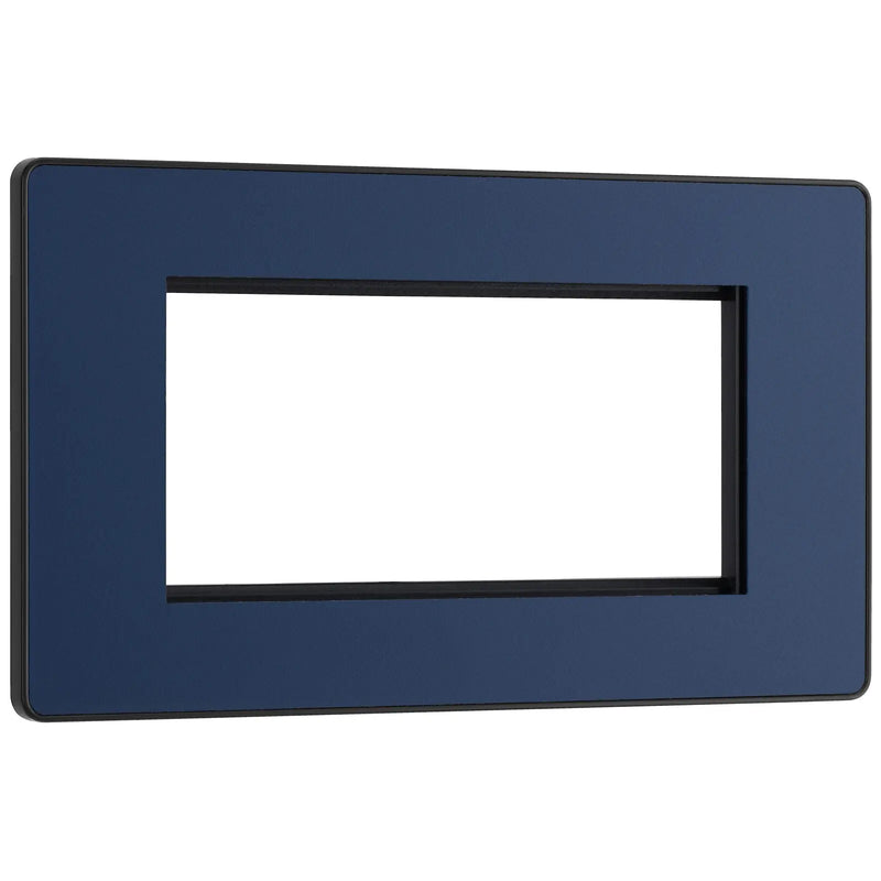 BG Electrical Euro Module - 4 module - rectangular