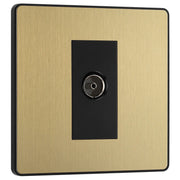 BG Electrical Evolve Satin Brass - Single, co-axial