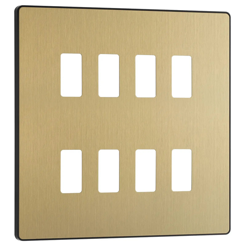 BG Electrical Grid - 8 module, square