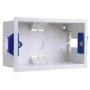 BG Electrical Contractor - Double Rectangular Dry Lining Box, 47mm