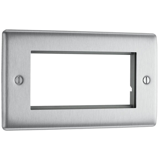 BG Electrical Euro Module - 4 module - rectangular