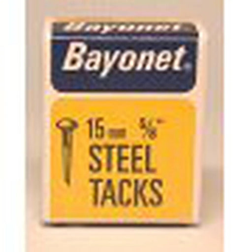 Bayonet Tacks (Fine Cut Steel) - Blue (Box Pack) 15mm