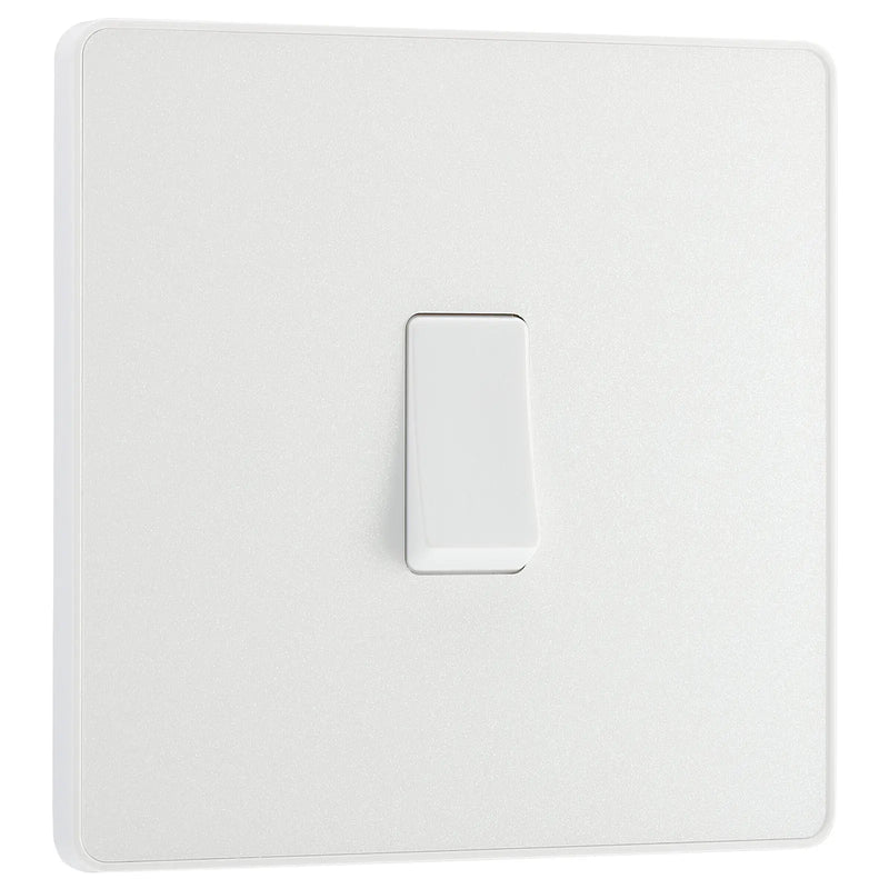 BG Electrical Evolve Pearlescent White - Single, 2 way switch