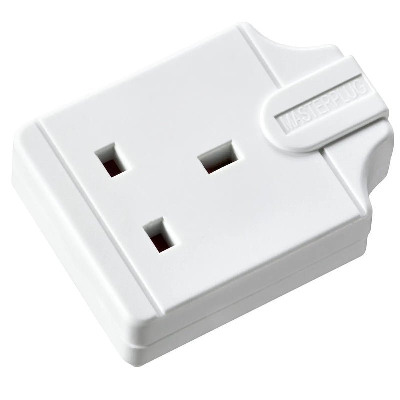 Masterplug Basic - 1 Socket, 13A, White