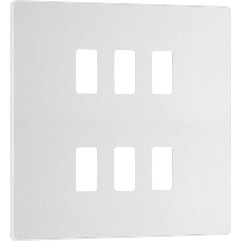 BG Electrical Grid - 6 module, square