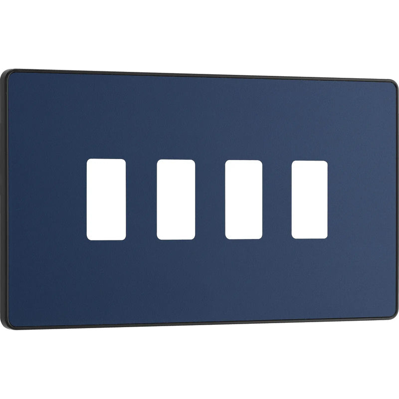BG Electrical Grid - 4 module, rectangular