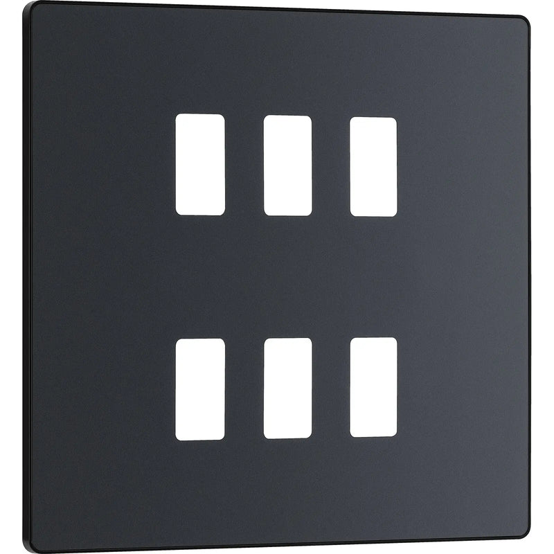BG Electrical Grid - 6 module, square