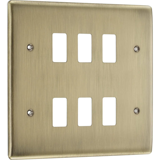 BG Electrical Grid - 6 module, square