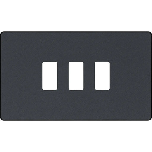 BG Electrical Grid - 3 module, rectangular