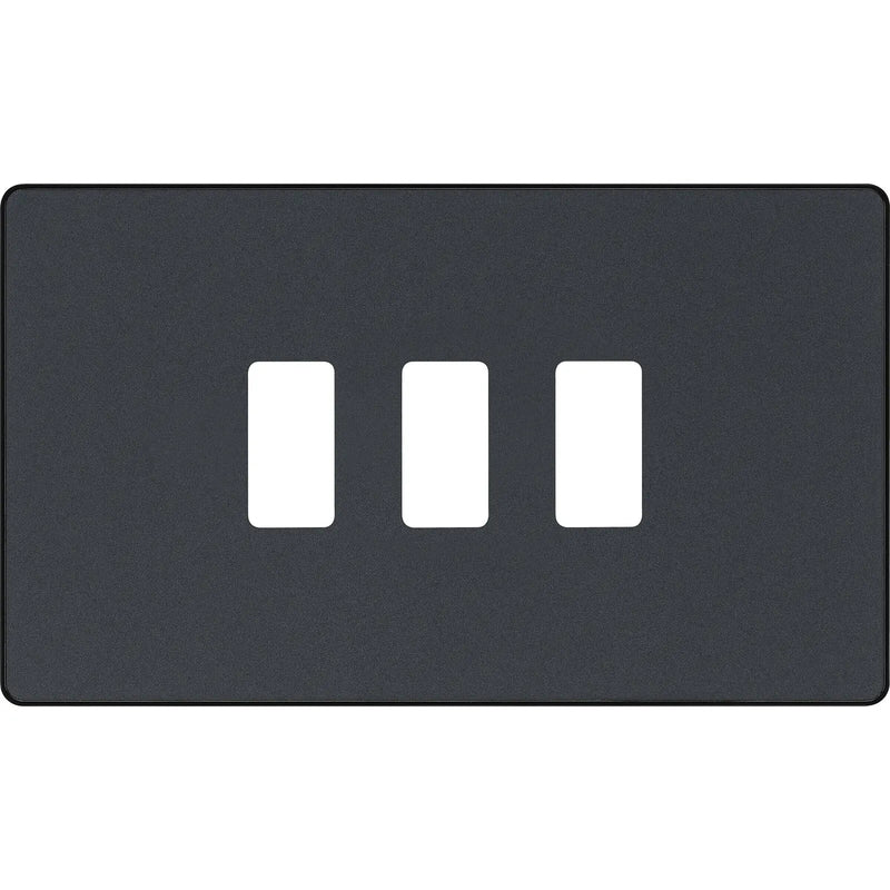 BG Electrical Grid - 3 module, rectangular