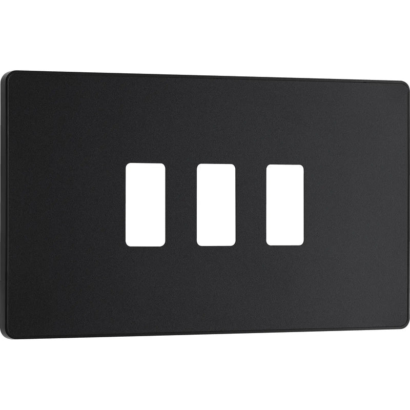 BG Electrical Grid - 3 module, rectangular