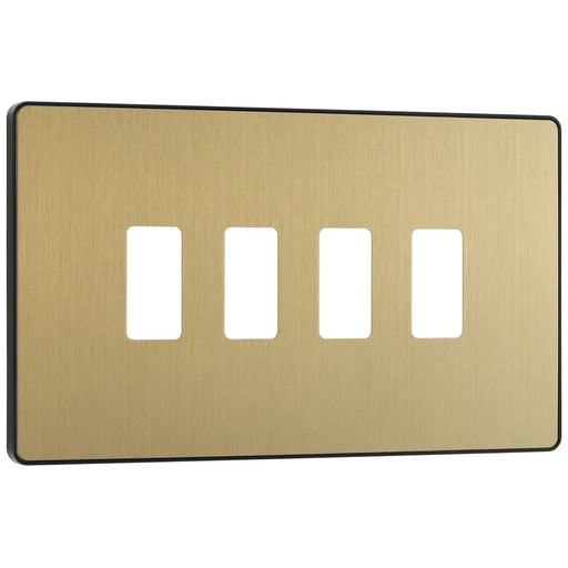 BG Electrical Grid - 4 module, rectangular