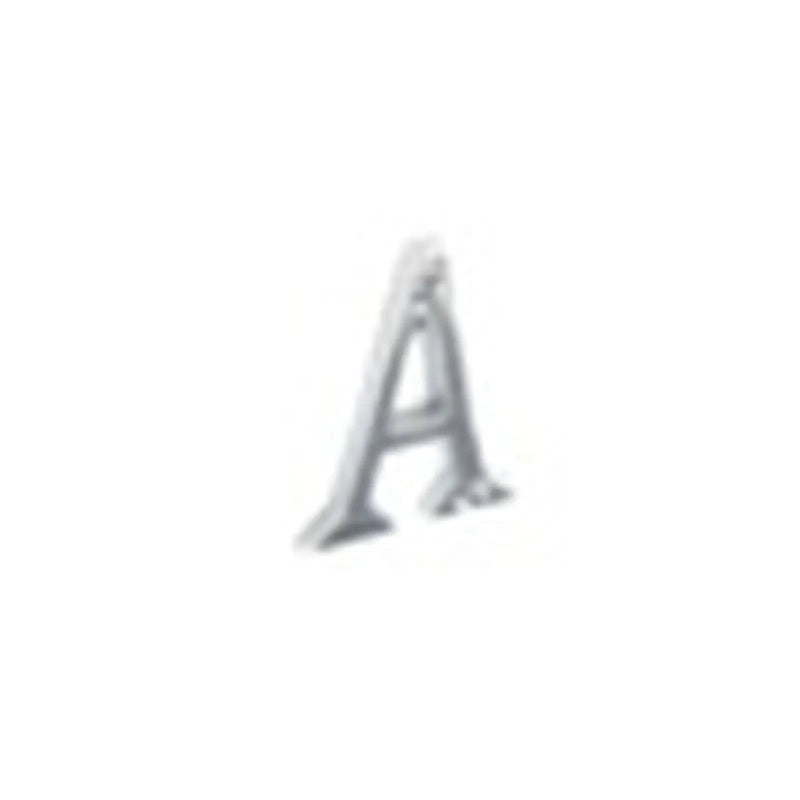 Securit Chrome Letter A 50mm - Pack of 5
