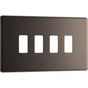 BG Electrical Grid - 4 module, rectangular