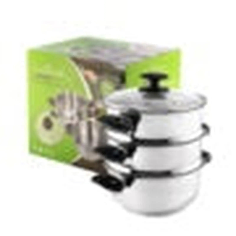 Pendeford Stainless Steel Collection 3 Tier Steamer 20cm