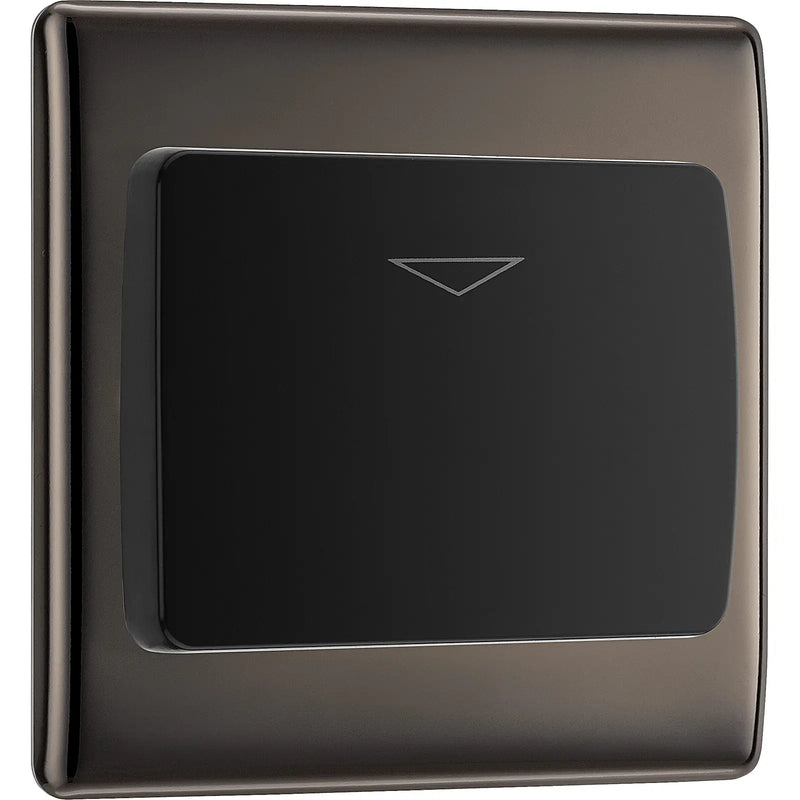 BG Electrical Nexus Metal Black Nickel - Hotel key card switch