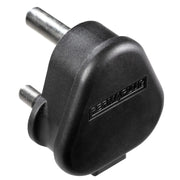 Masterplug Basic - Round Pin, 15A, Black