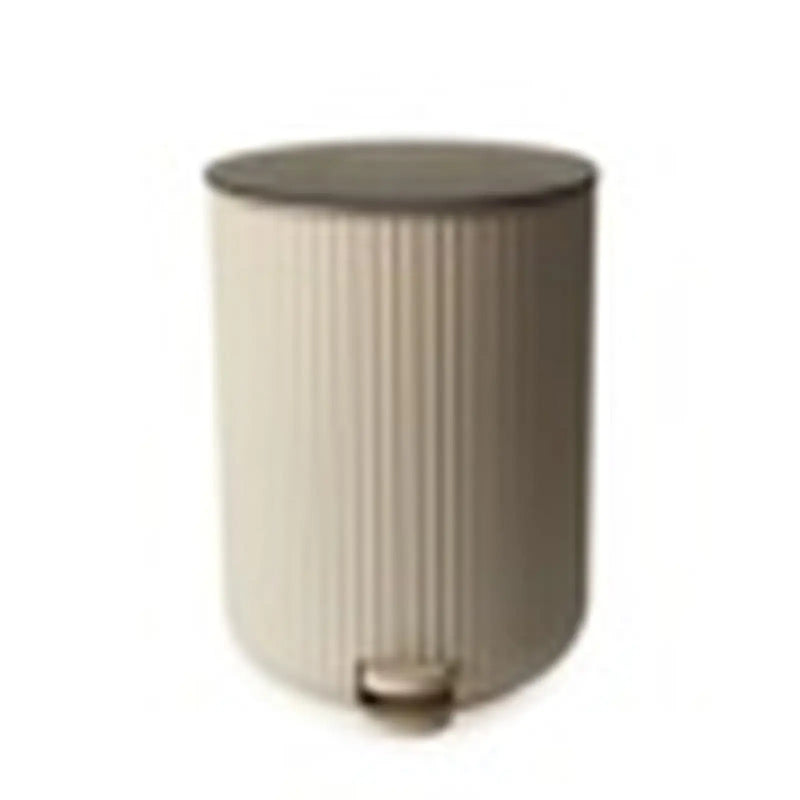 Blue Canyon Berkeley Pedal Bin 4.5L Almond With Bamboo Lid