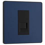 BG Electrical Evolve Matt Blue - Single, telephone socket, master