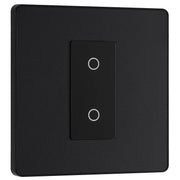 BG Electrical Evolve Matt Black - Single, 2 way touch, 200W, master