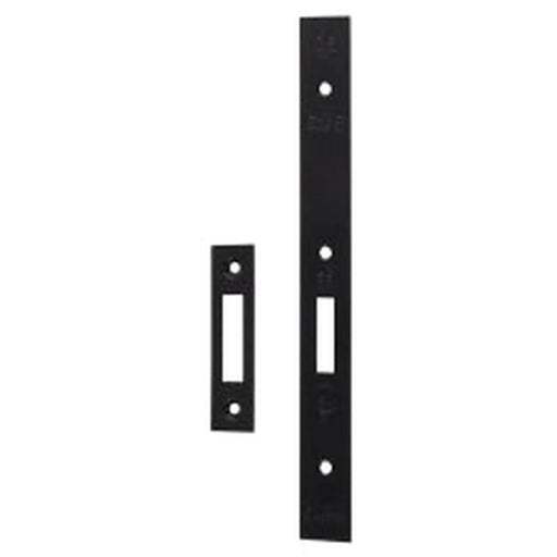 Forend Strike & Fixings - Dls0060Ep - Square - Matt Black