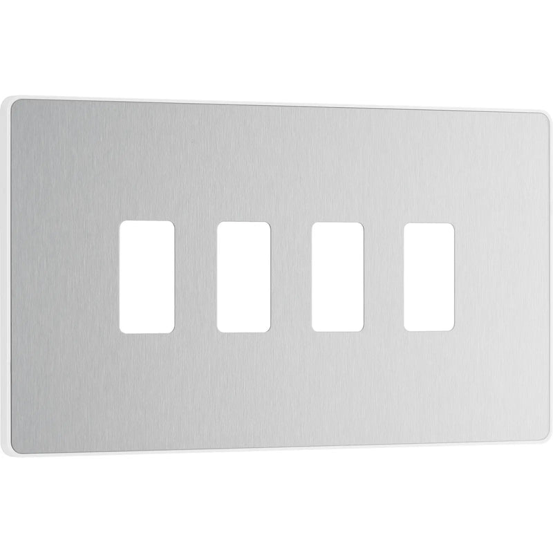 BG Electrical Grid - 4 module, rectangular