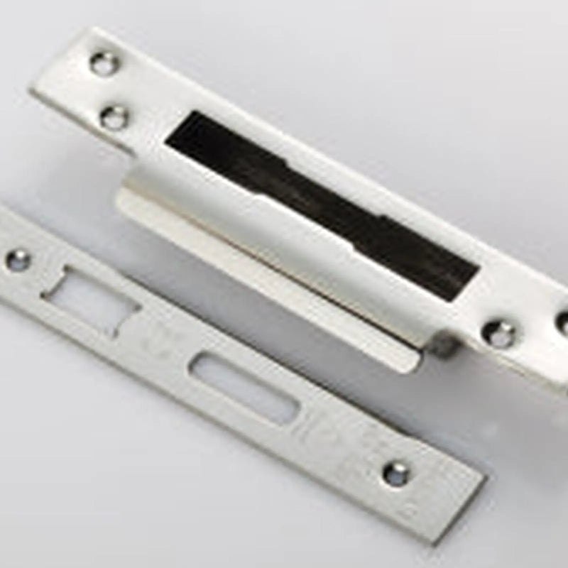 Forend Strike & Fixing Pack - Lsb - Square - Bright Stainless Steel