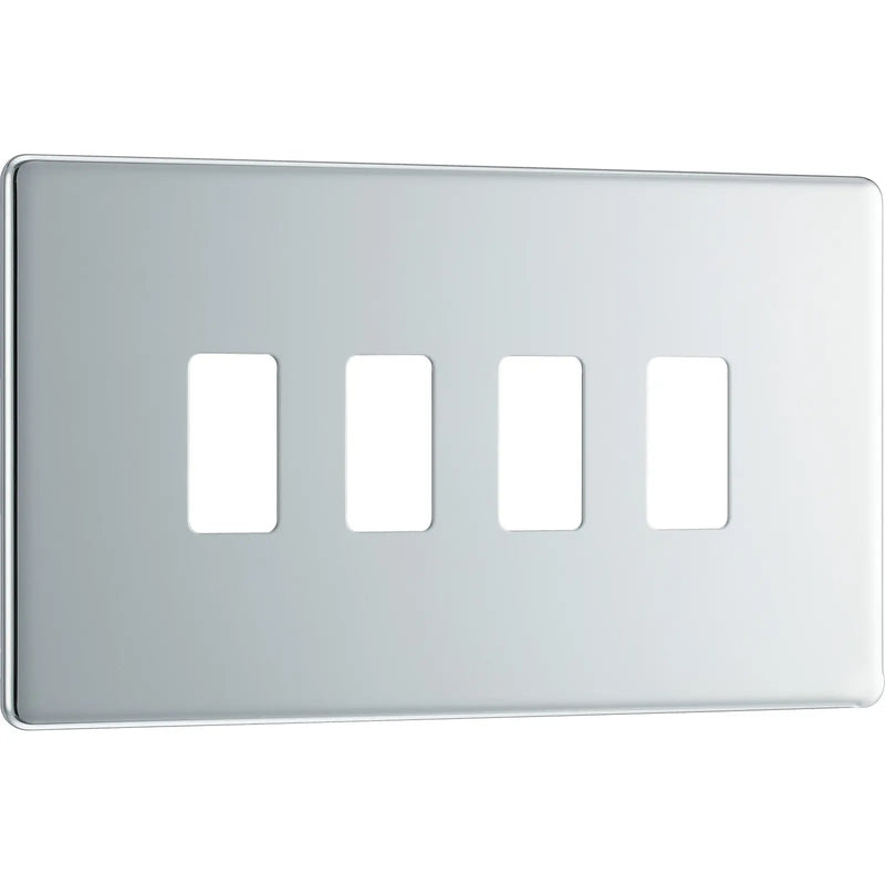 BG Electrical Grid - 4 module, rectangular