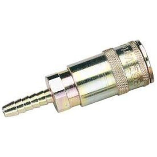 Draper 1/4" Bore Vertex Air Line Coupling with Tailpiece (Sold Loose)