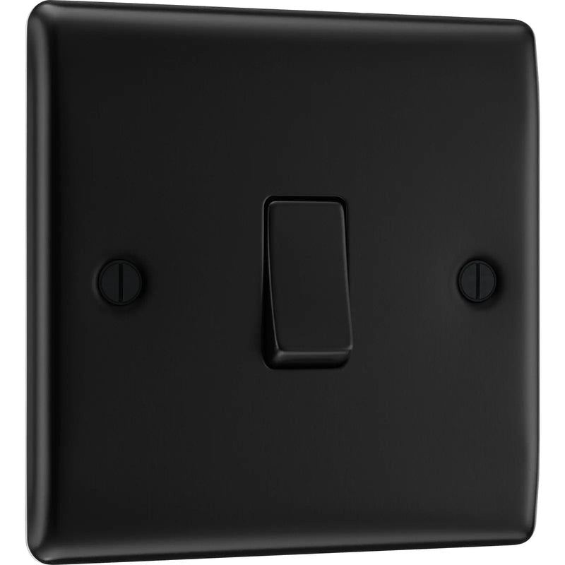 BG Electrical Nexus Metal Matt Black - Intermediate switch