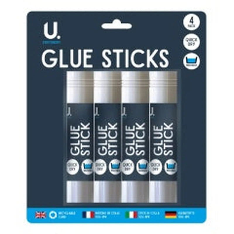 U.Mailing Glue Sticks 4pk