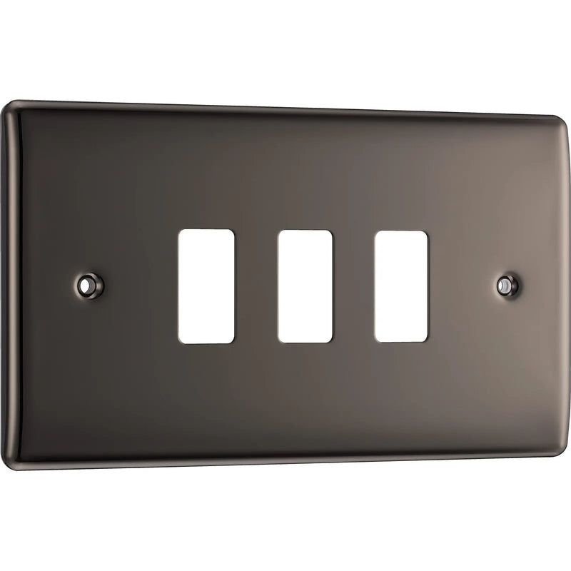 BG Electrical Grid - 3 module, rectangular
