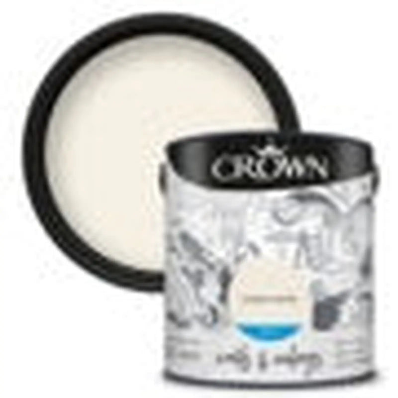 Crown Walls & Ceilings Matt 2.5L Cream White