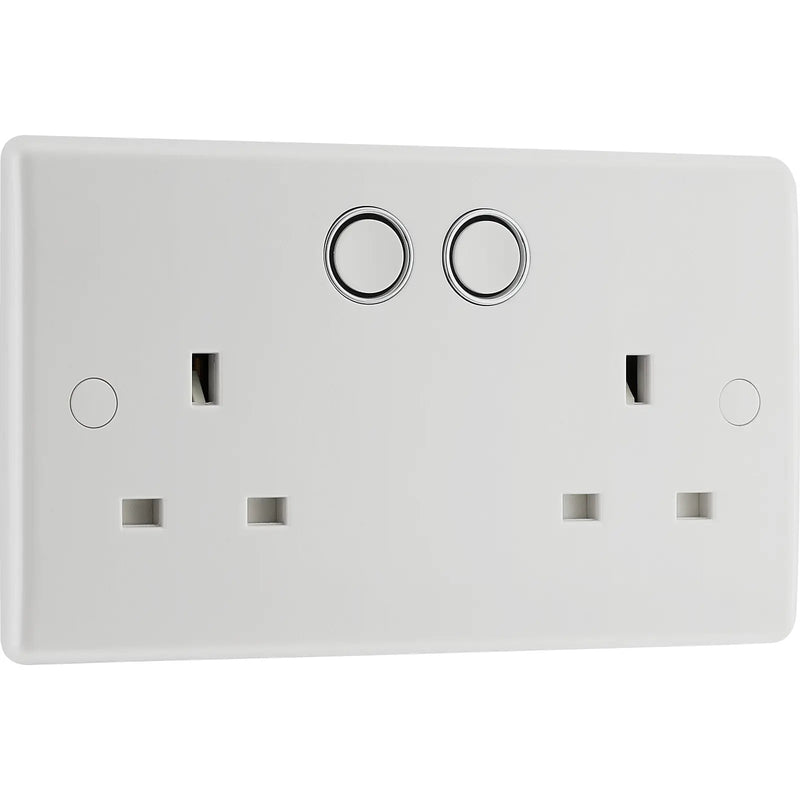 BG Electrical 800 Series - Double, switched, single pole with smart control